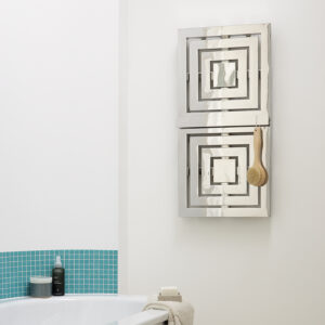 Attractive designer towel rail for bathrooms