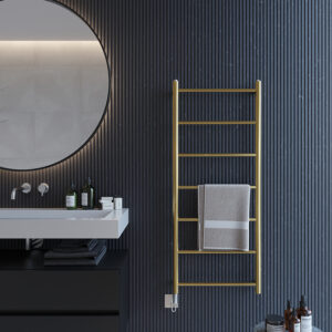 Attractive electric towel rail for bathrooms