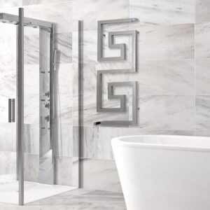 Attractive designer towel rail for bathrooms