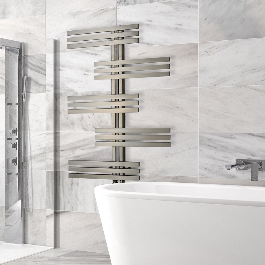 Attractive towel rail for bathrooms and kitchens