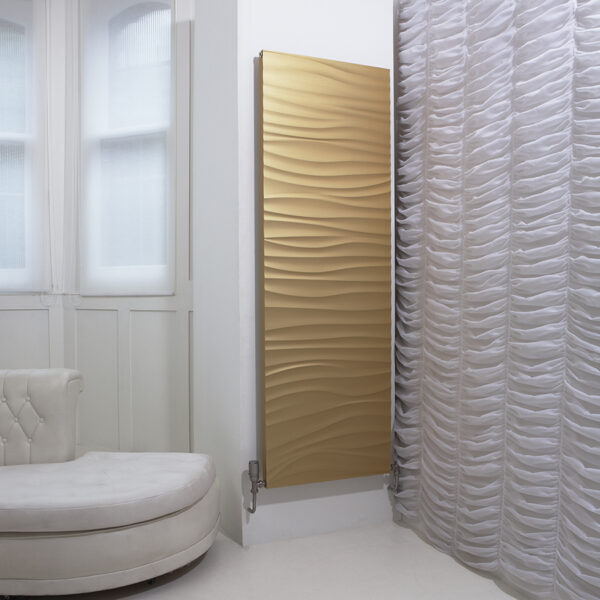 Designer aluminium radiator for lounge and bedrooms