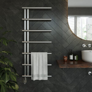 Fully electric radiator for bathrooms