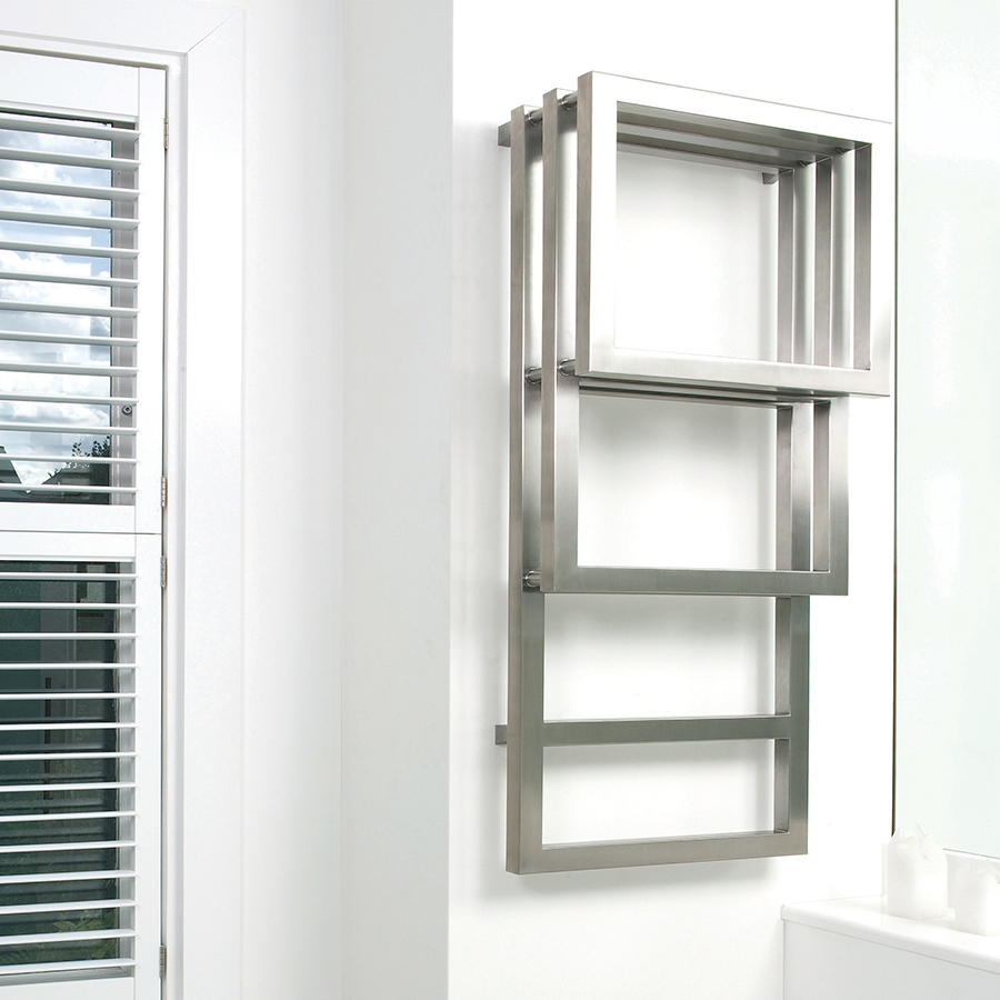 Attractive designer towel rail for bathrooms