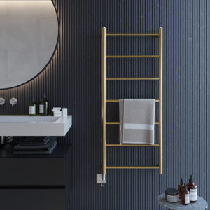 Attractive electric towel rail for bathrooms