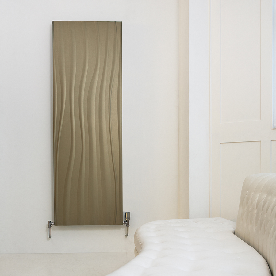 Designer aluminium radiator for lounge and bedrooms