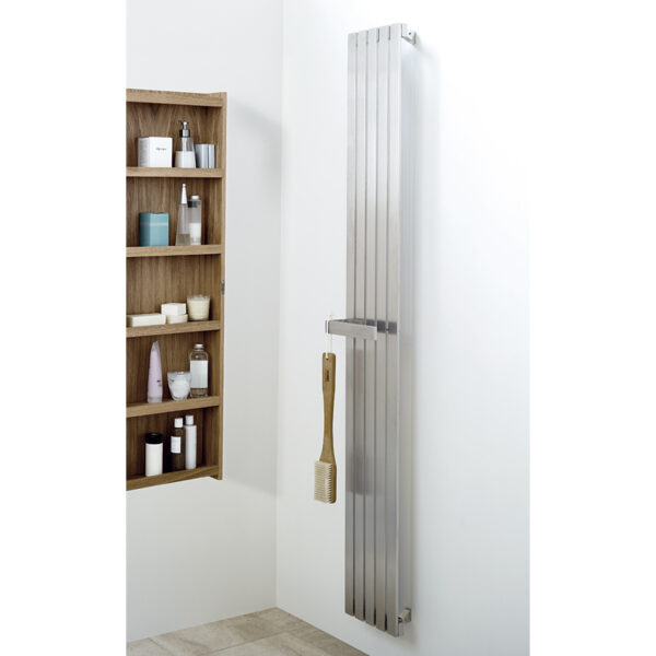 Designer radiator with mirror for lounge