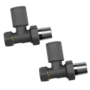 Cylindrical straight manual radiator valves
